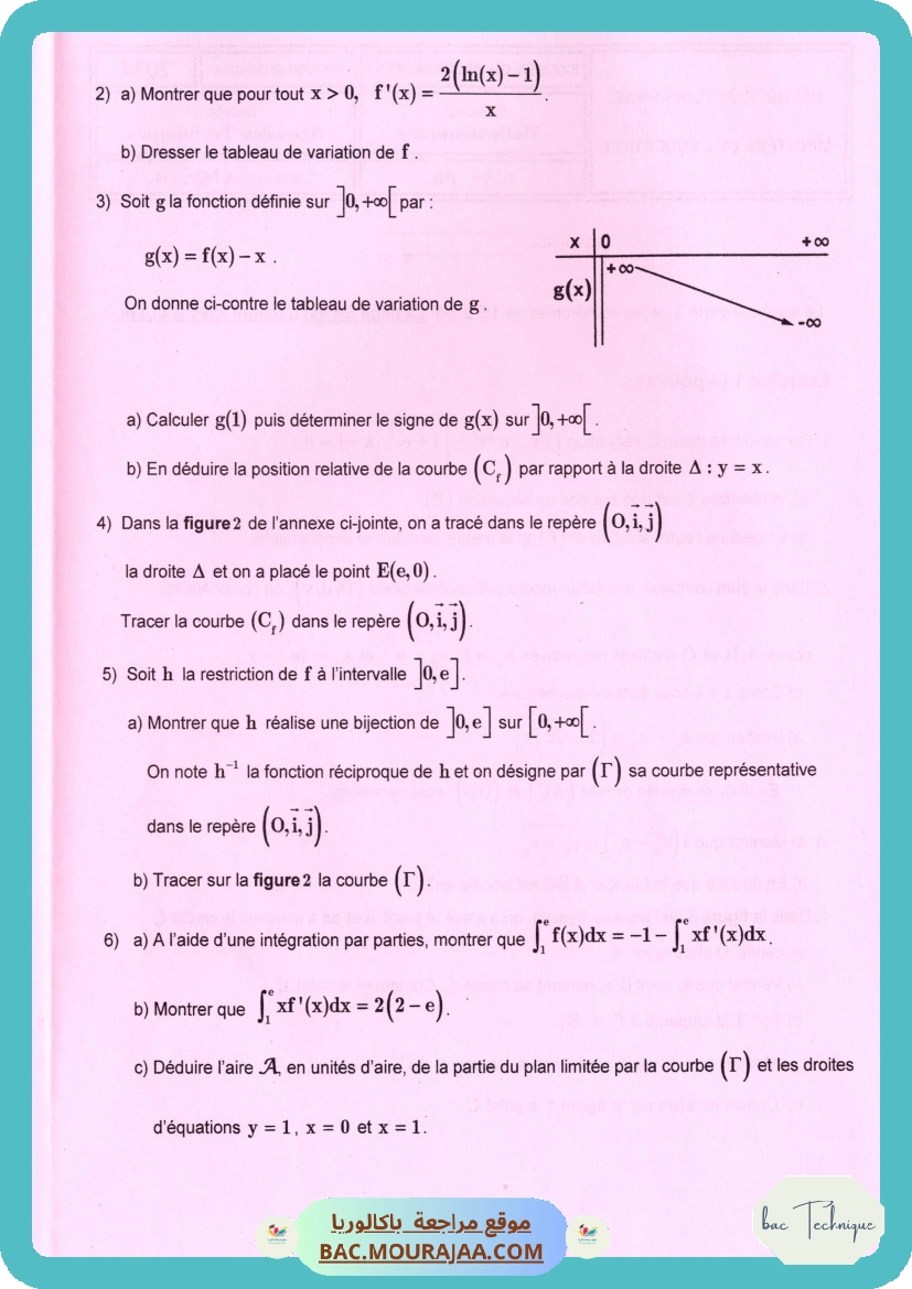 telecharger Sujet_principale_math_Bac_2024_Section_technique