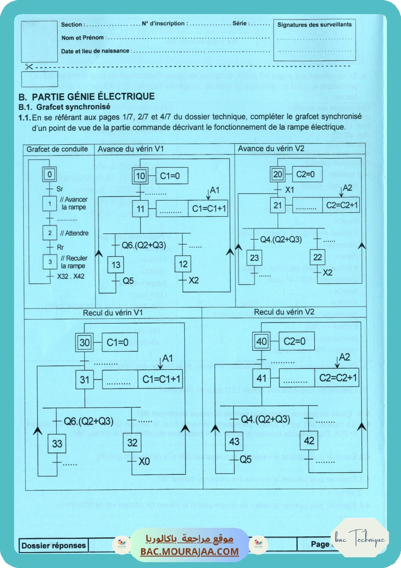 telecharger Sujet_principale_technique_Bac_2024_Section_technique