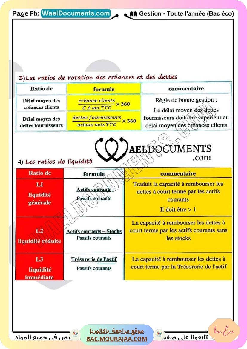 gestion toute l annee