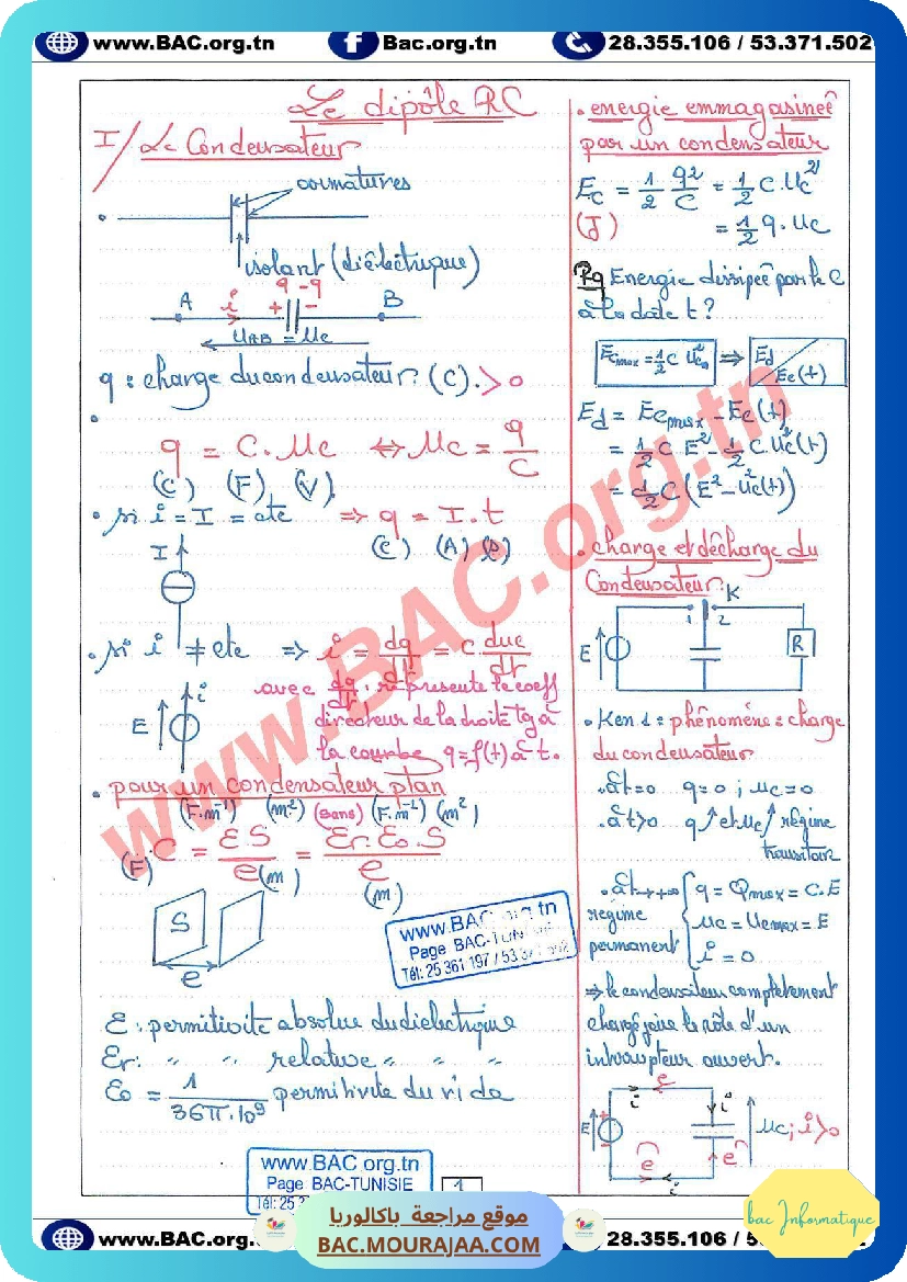 resume le dipole rc