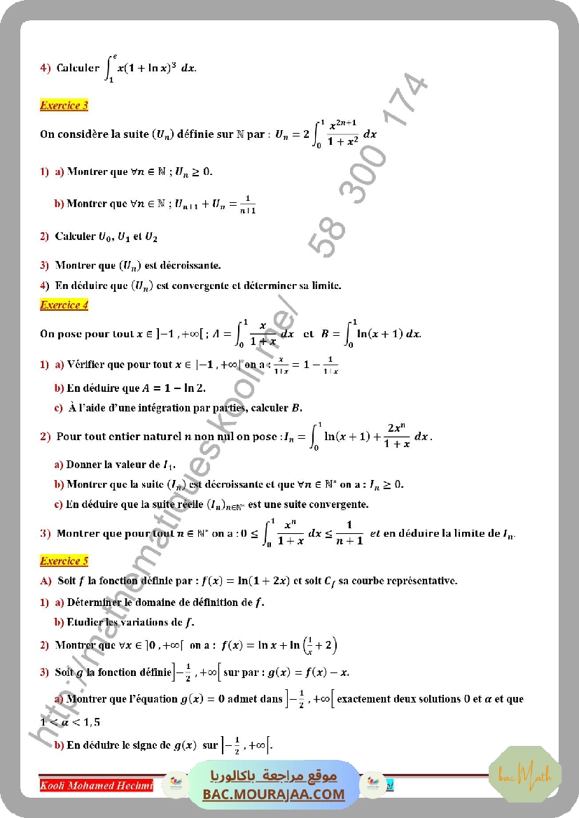 serie_corrige_fonction_logarithme_neperien