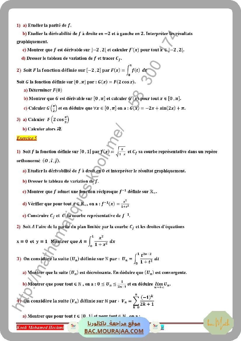 serie_corrige_integrales