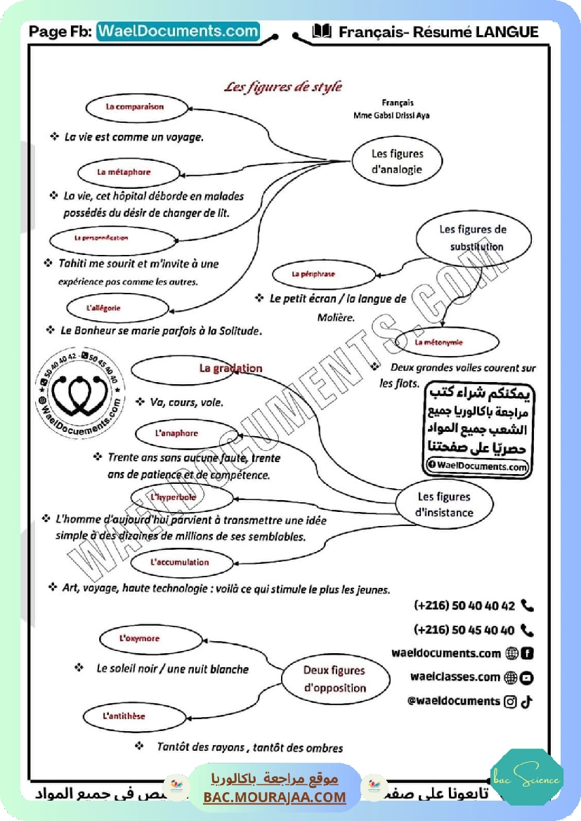 resume langue francais