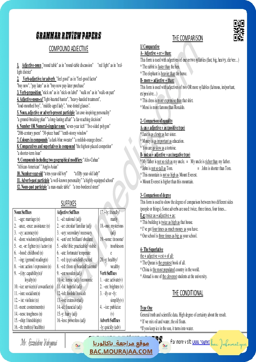 grammar review papers