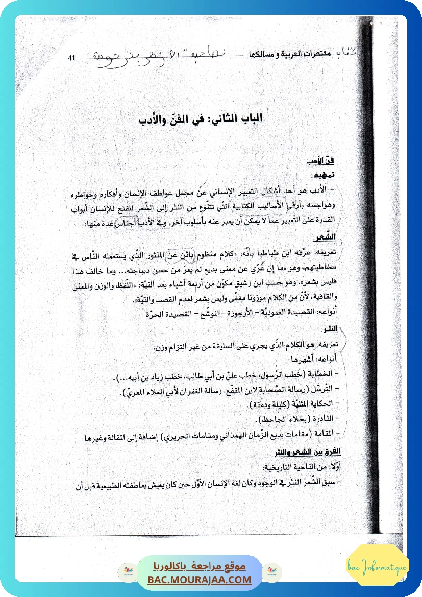 محور في الفن و الأدب