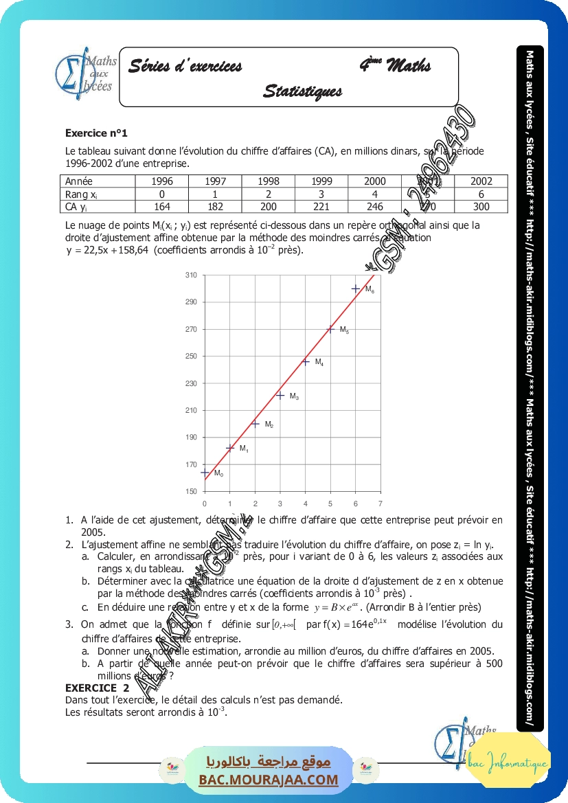 statistique-fiche et series