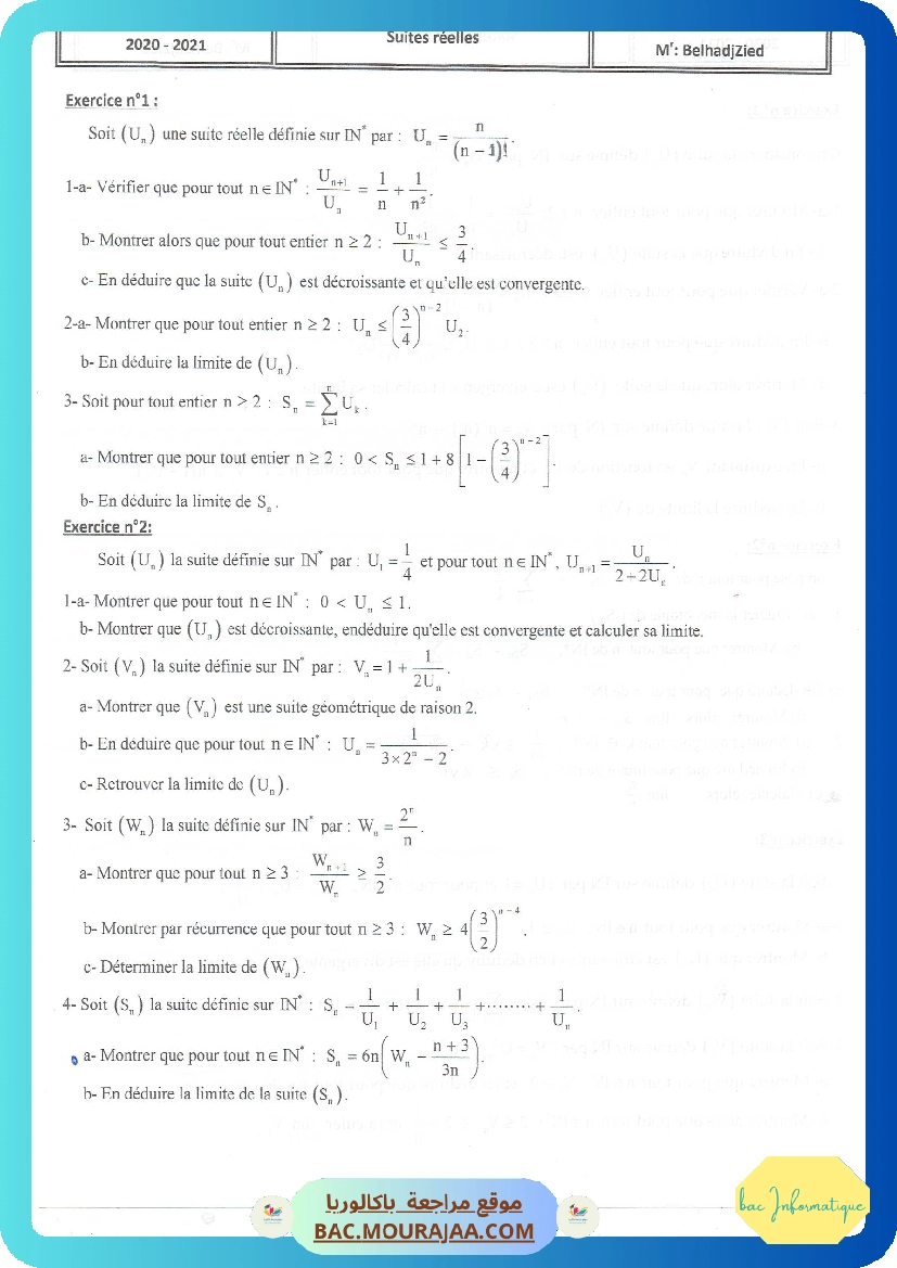 Suite reelle 2