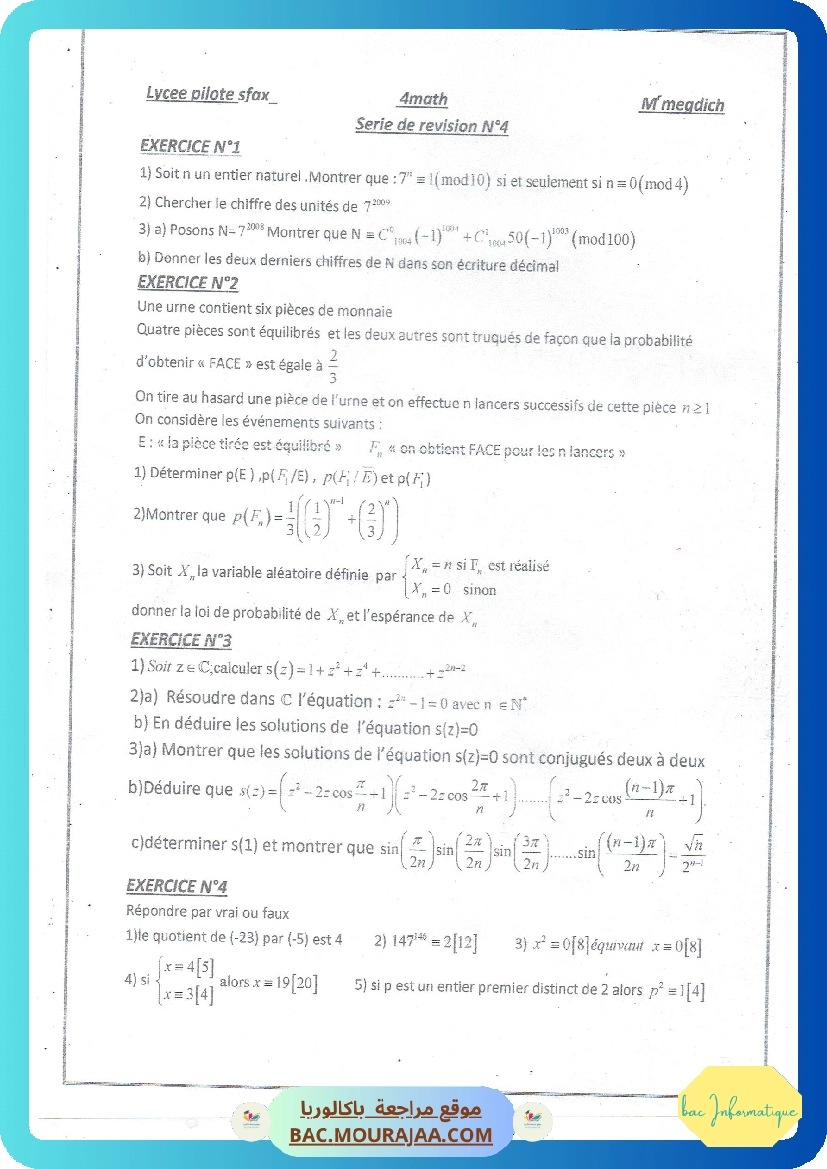 Serie de revision n4