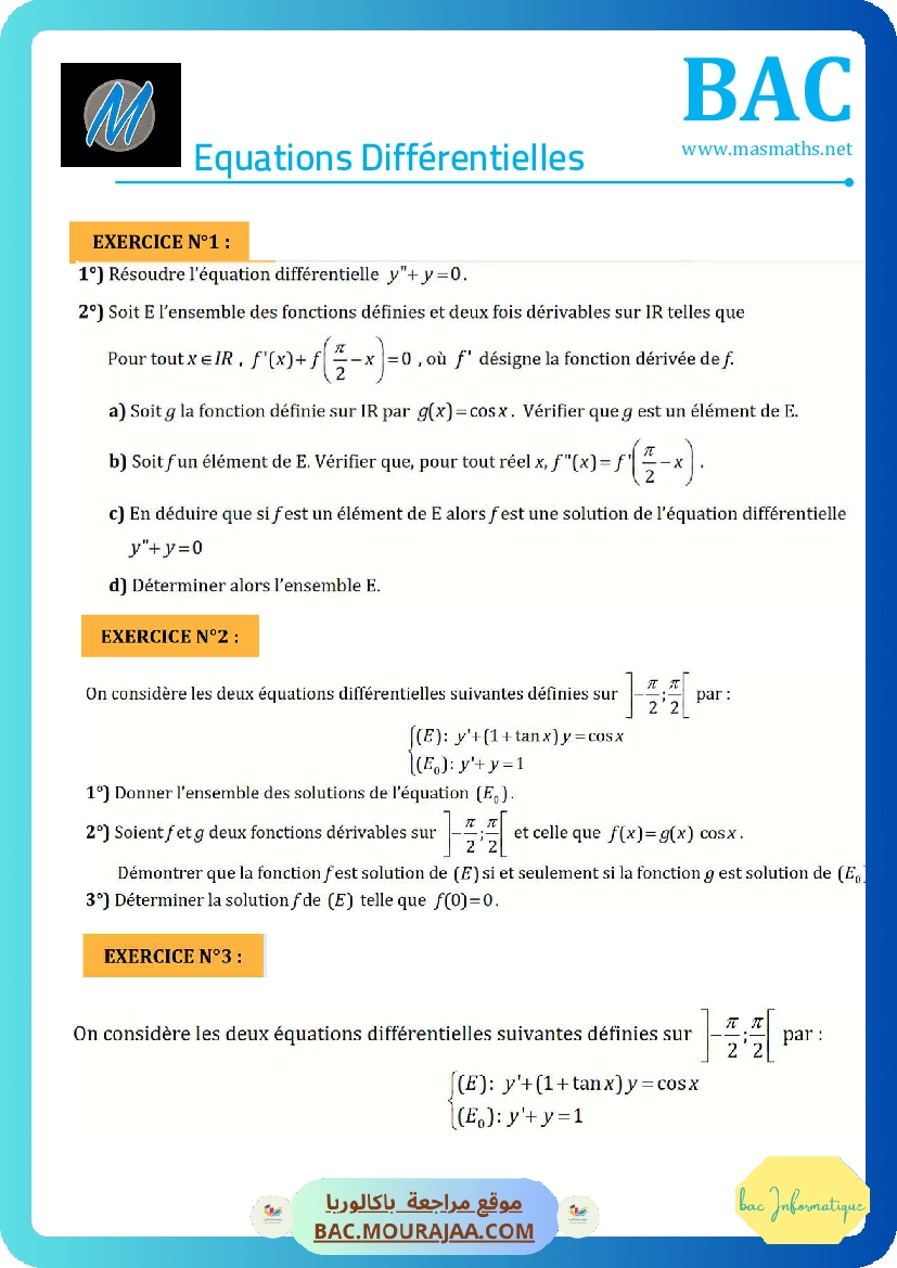 Equations differentielles2