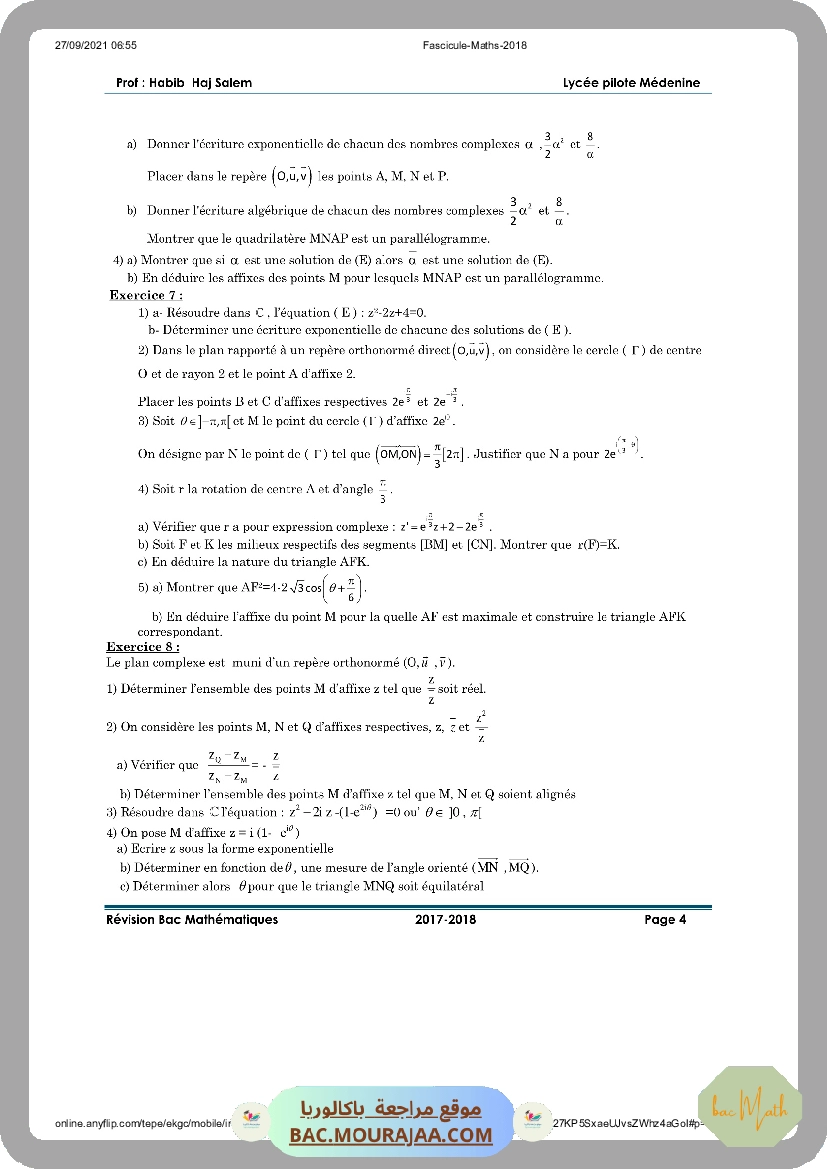 Resume analyse Mr Chahed