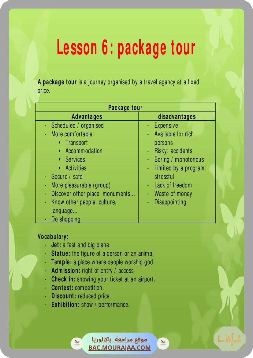 Cours-Anglais_summary_of_the_program