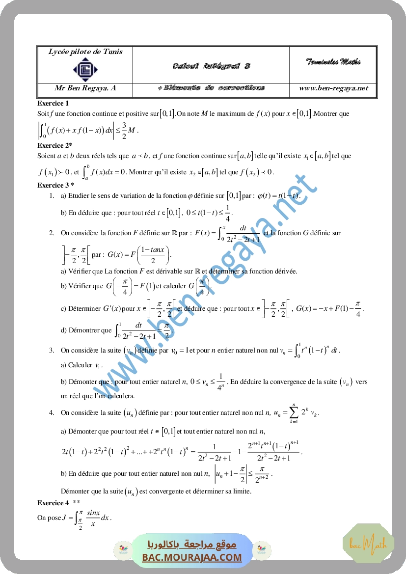 Calcul integral 3