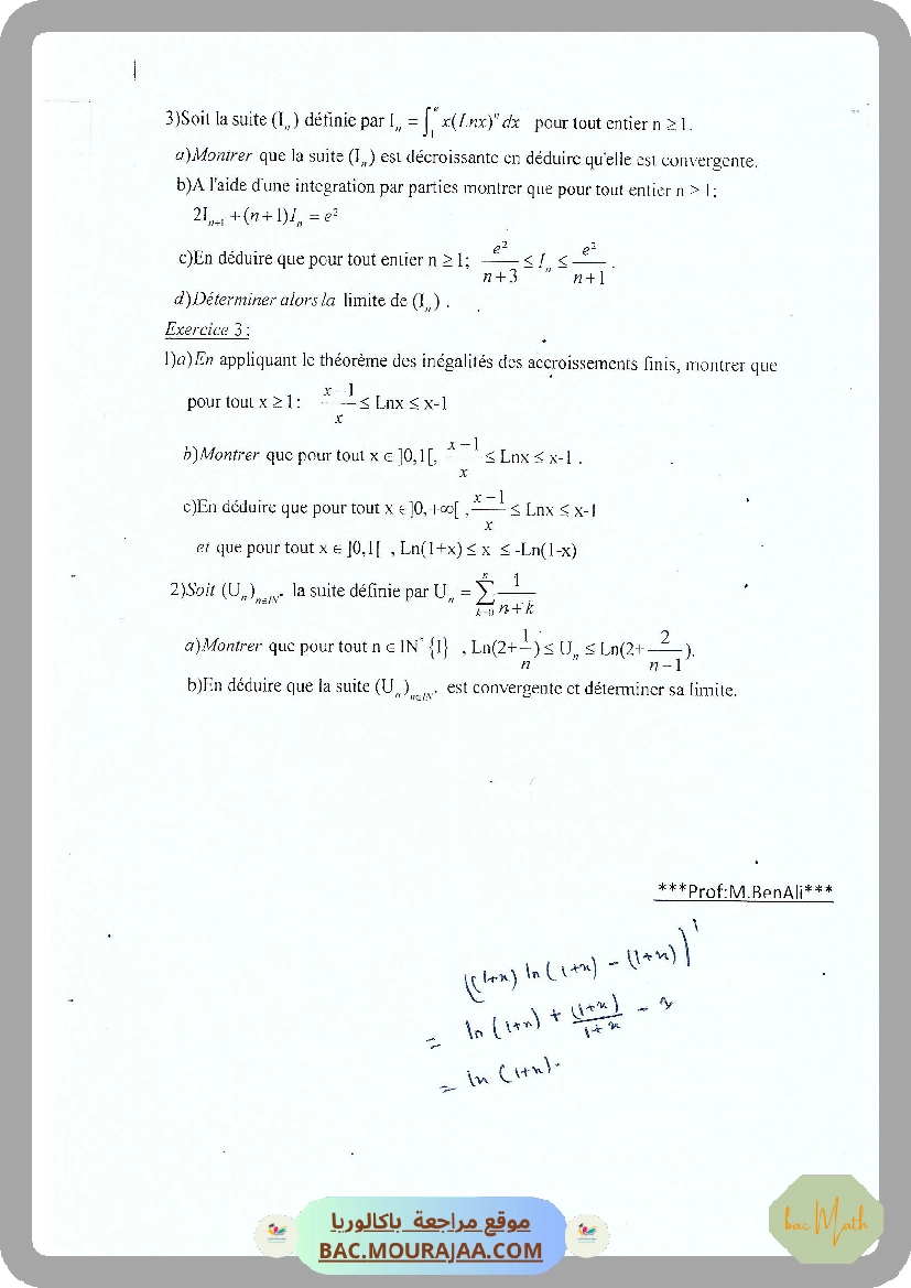 Serie_28_Etude_de_fonctions
