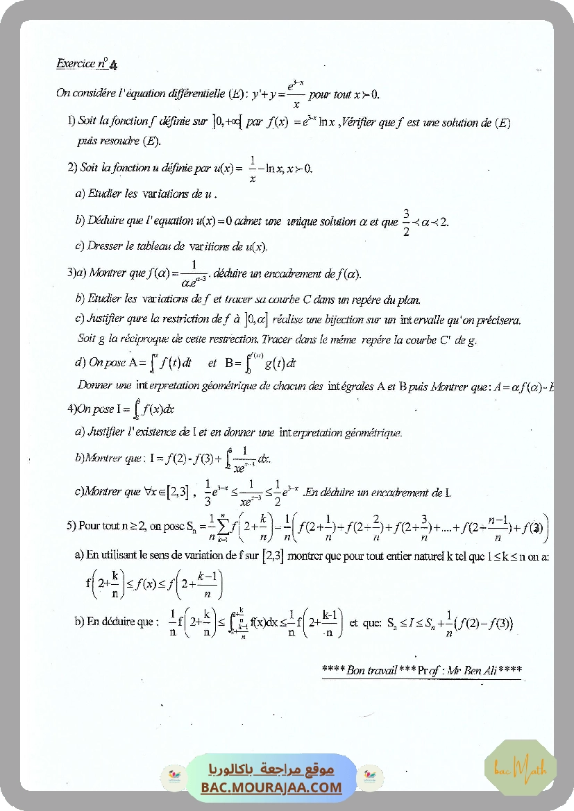 Serie_55_Arithmetiques-Espaces-Analyse-Eq_Diff