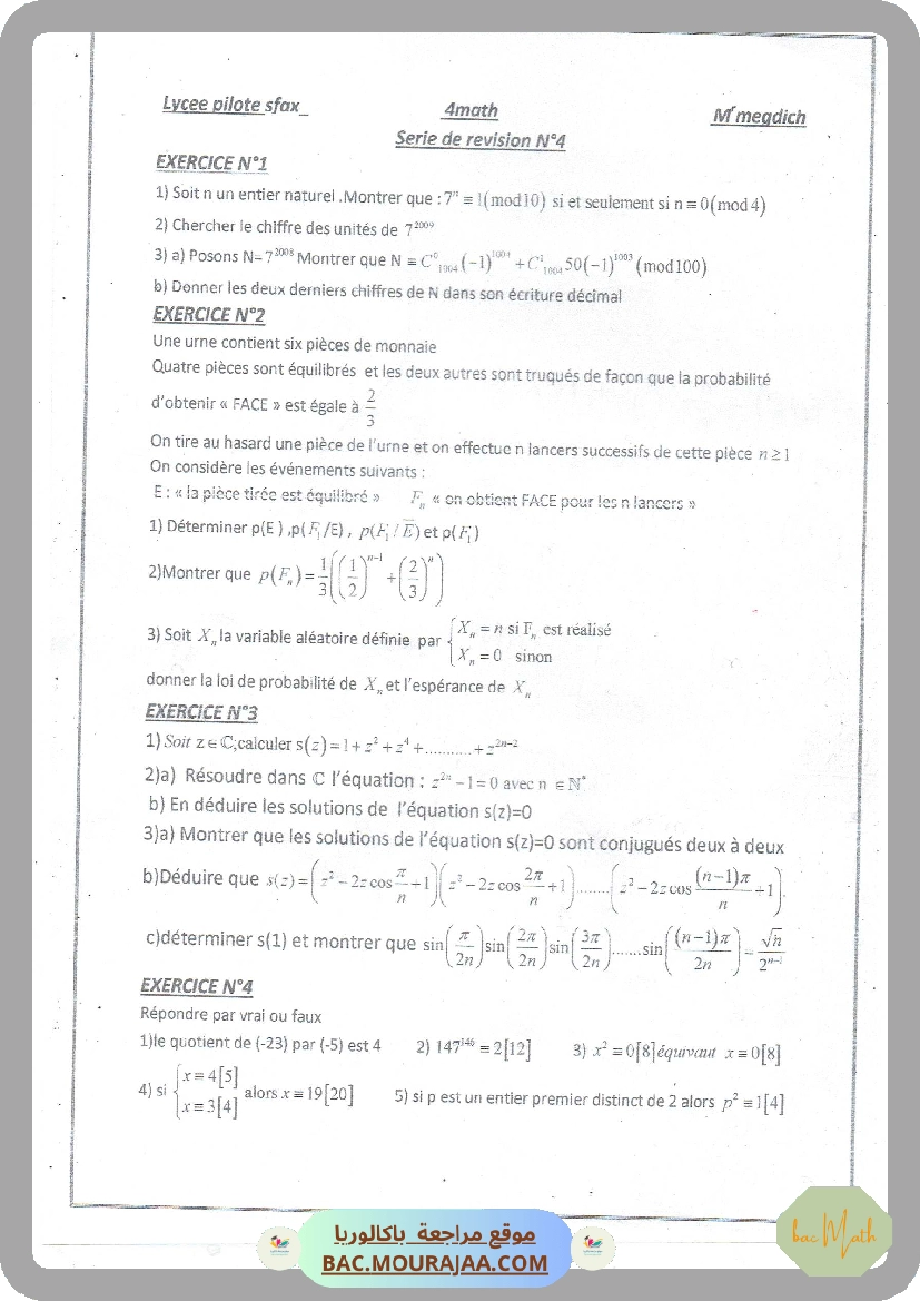 Serie de revision n4