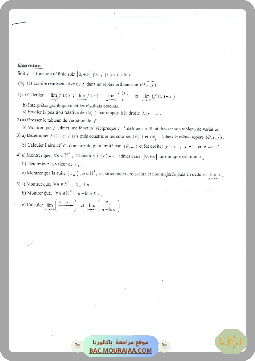 Fonction logarithme Ikhlas Triki