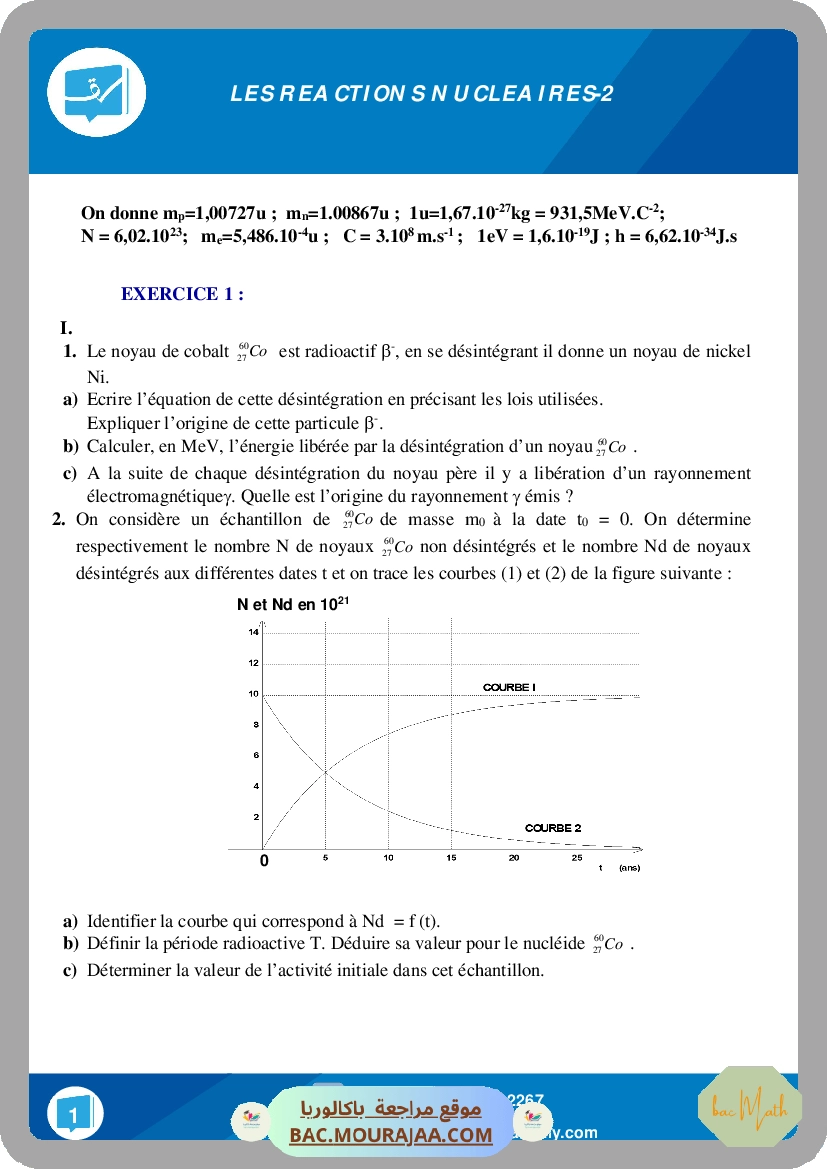 Les reactions nucleaires-2