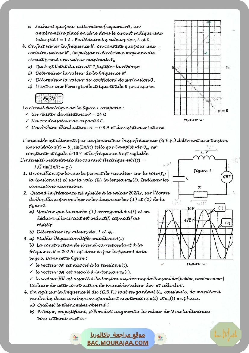 Serie_10_RLC_forcees