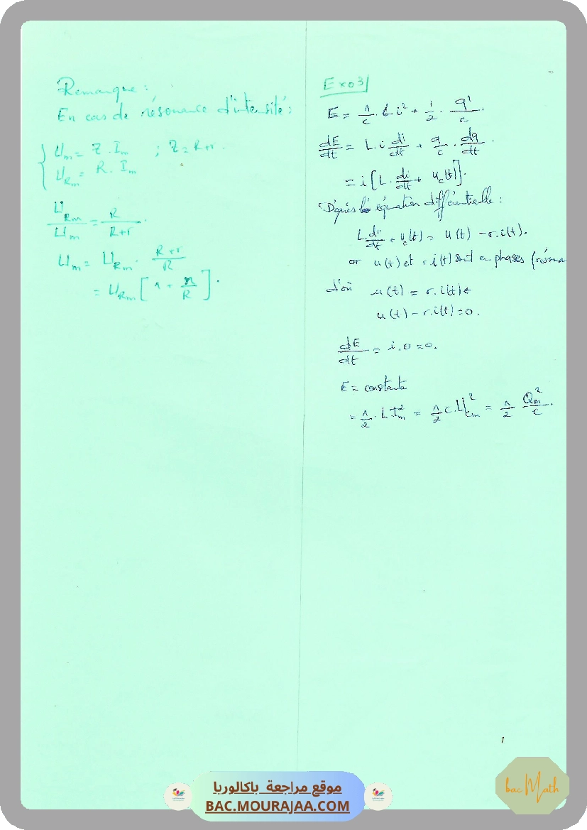 Serie_10_RLC_forcees