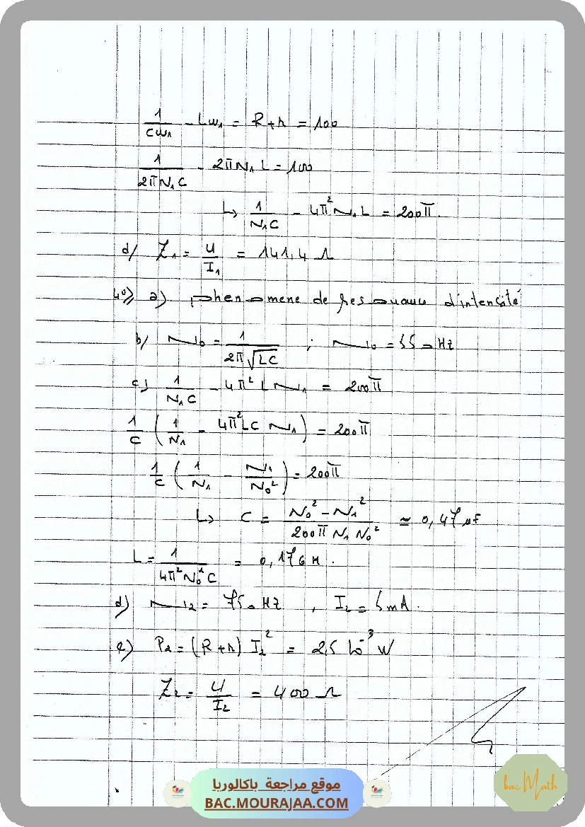 Serie_11_RLC_forcees