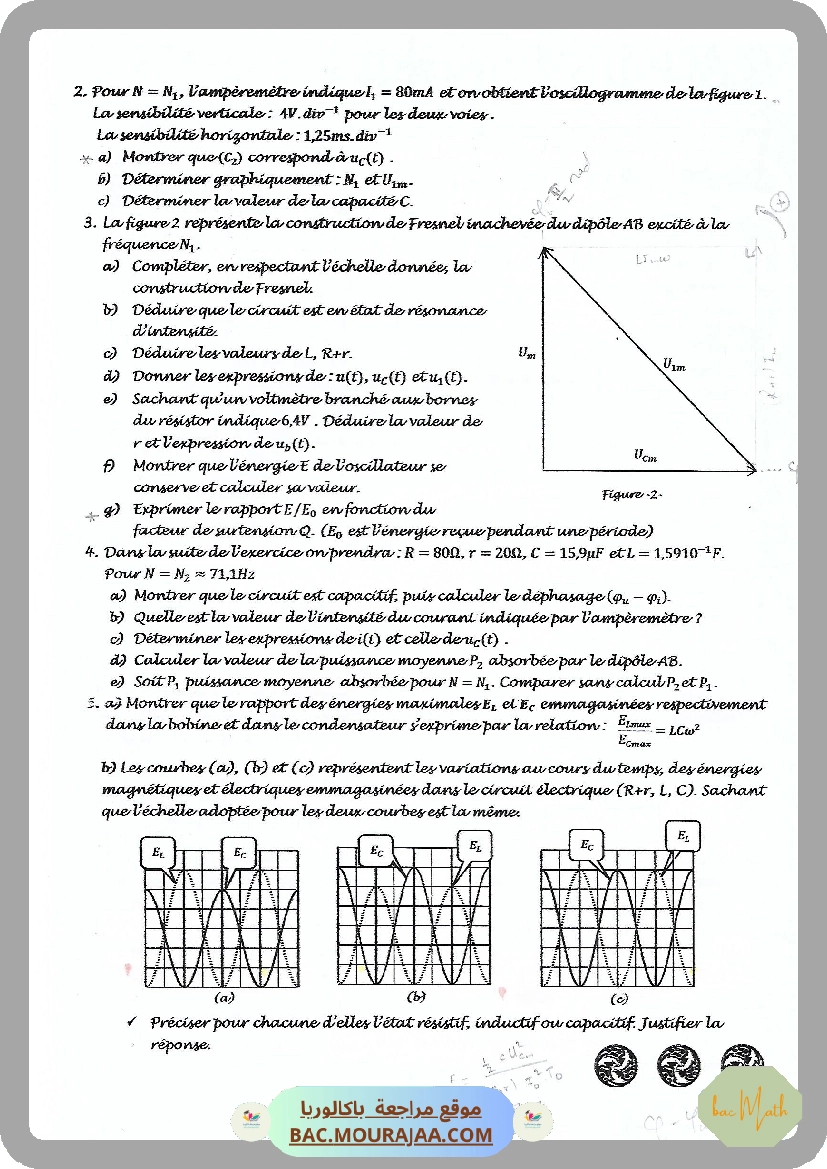 Serie_11_RLC_forcees