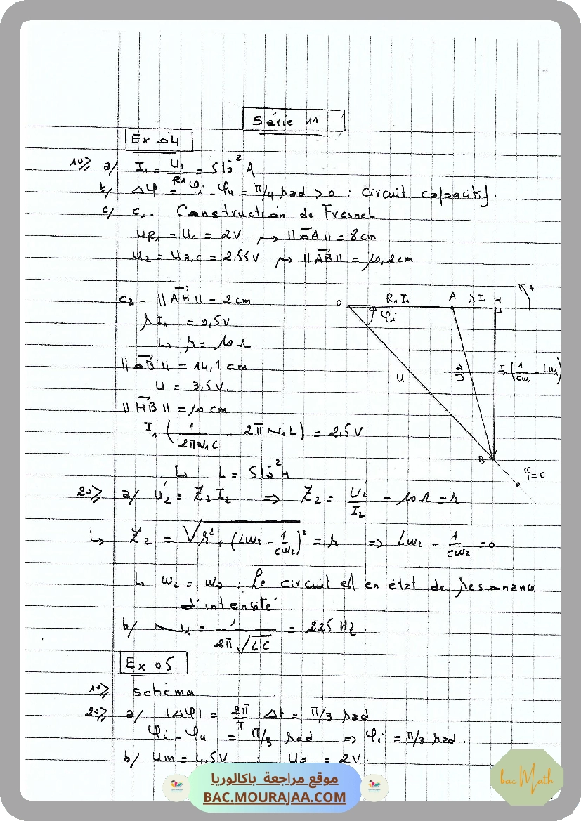 Serie_11_RLC_forcees
