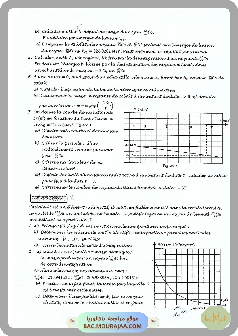 Serie_23_Noyau_atomique_Reactions_nucleaires