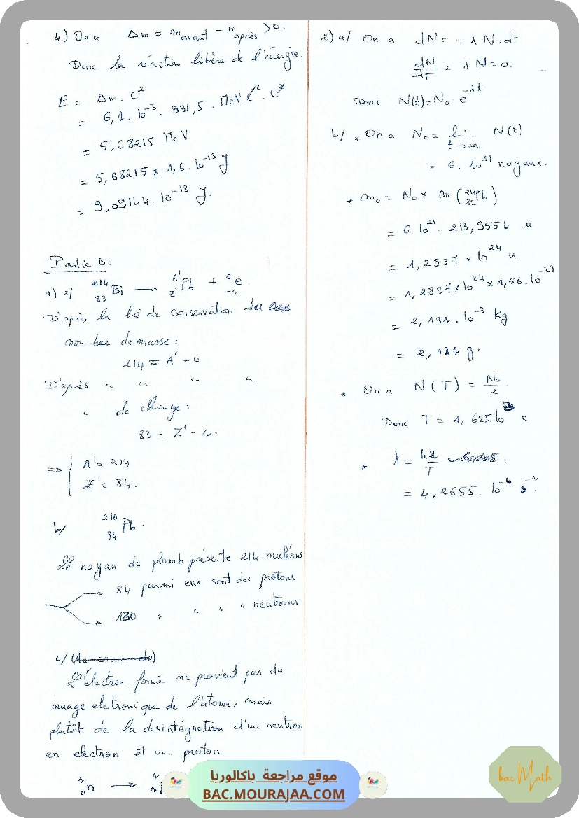 Serie_23_Noyau_atomique_Reactions_nucleaires