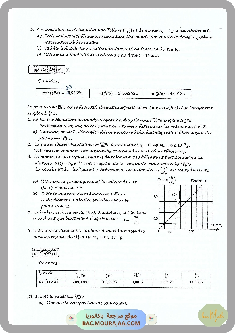 Serie_23_Noyau_atomique_Reactions_nucleaires