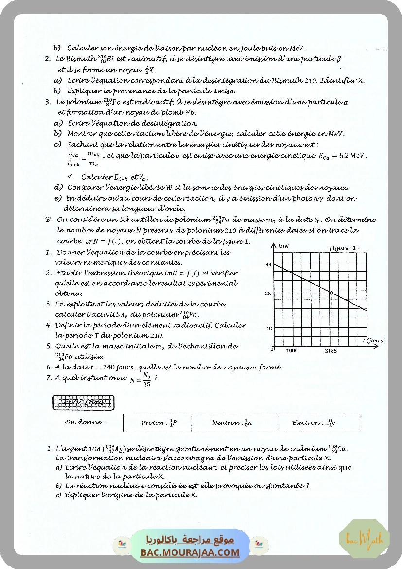 Serie_23_Noyau_atomique_Reactions_nucleaires