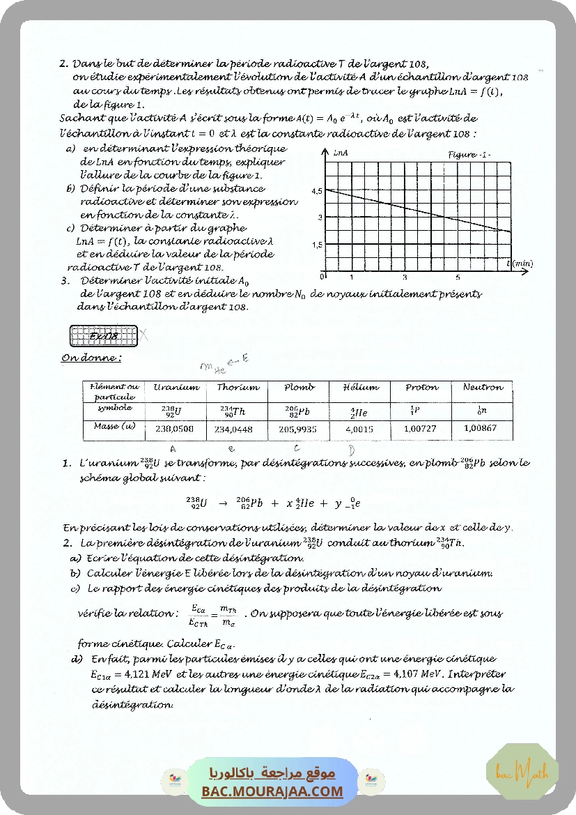Serie_23_Noyau_atomique_Reactions_nucleaires
