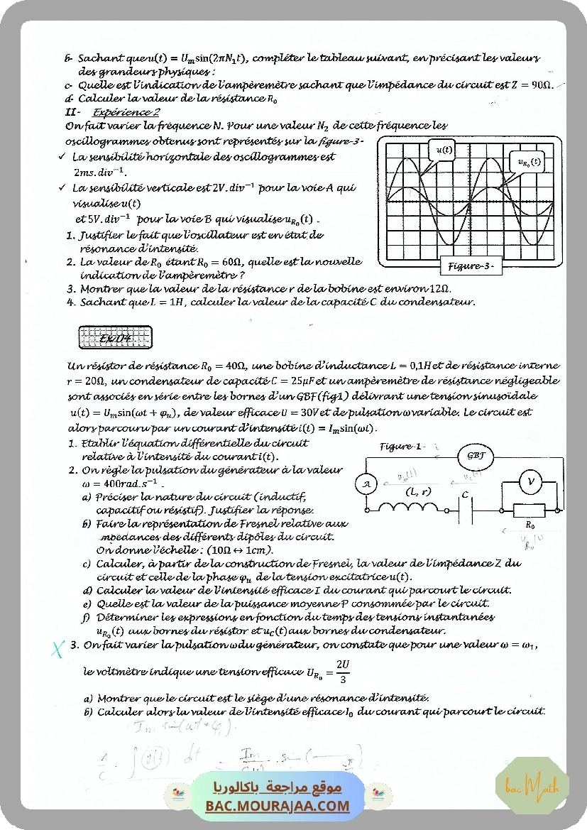 Serie_9_RLC_forcees