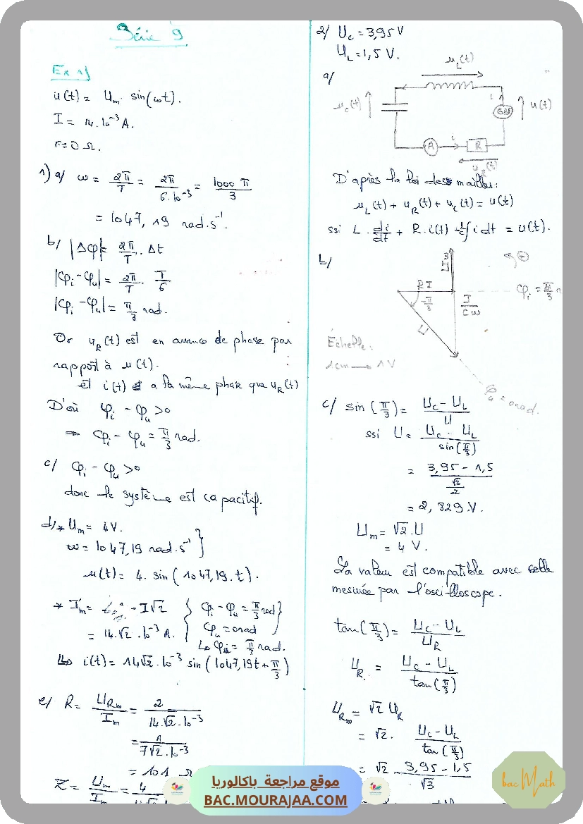 Serie_9_RLC_forcees