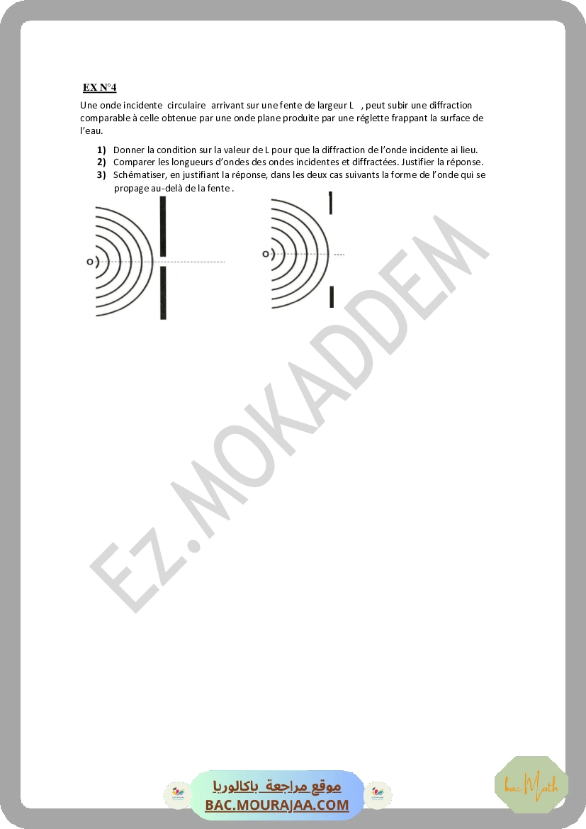 serie-8-interaction-onde-matiere-Math