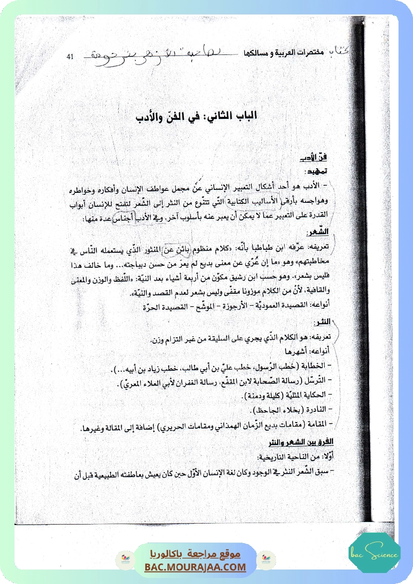 محور في الفن و الأدب