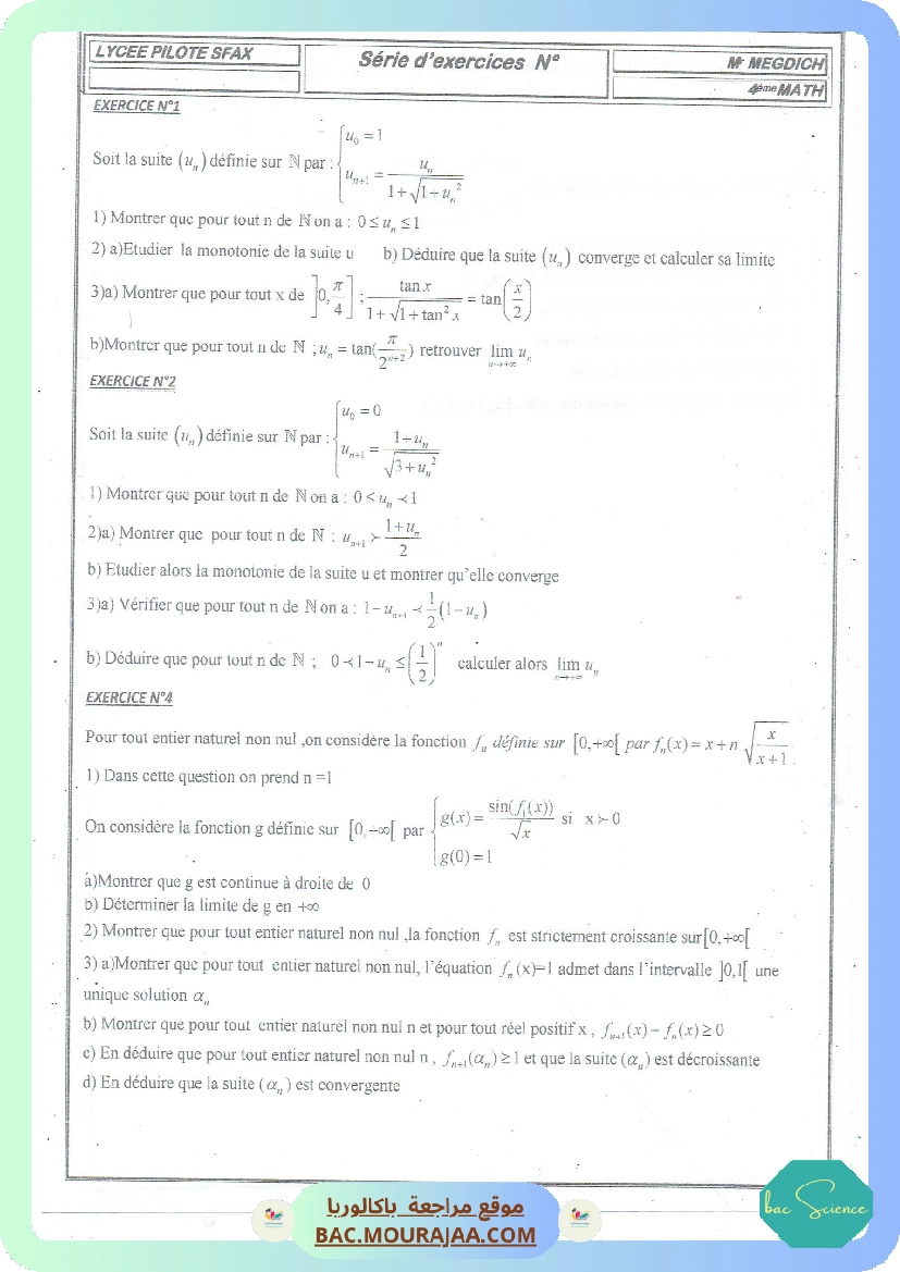 Suites reelle 2