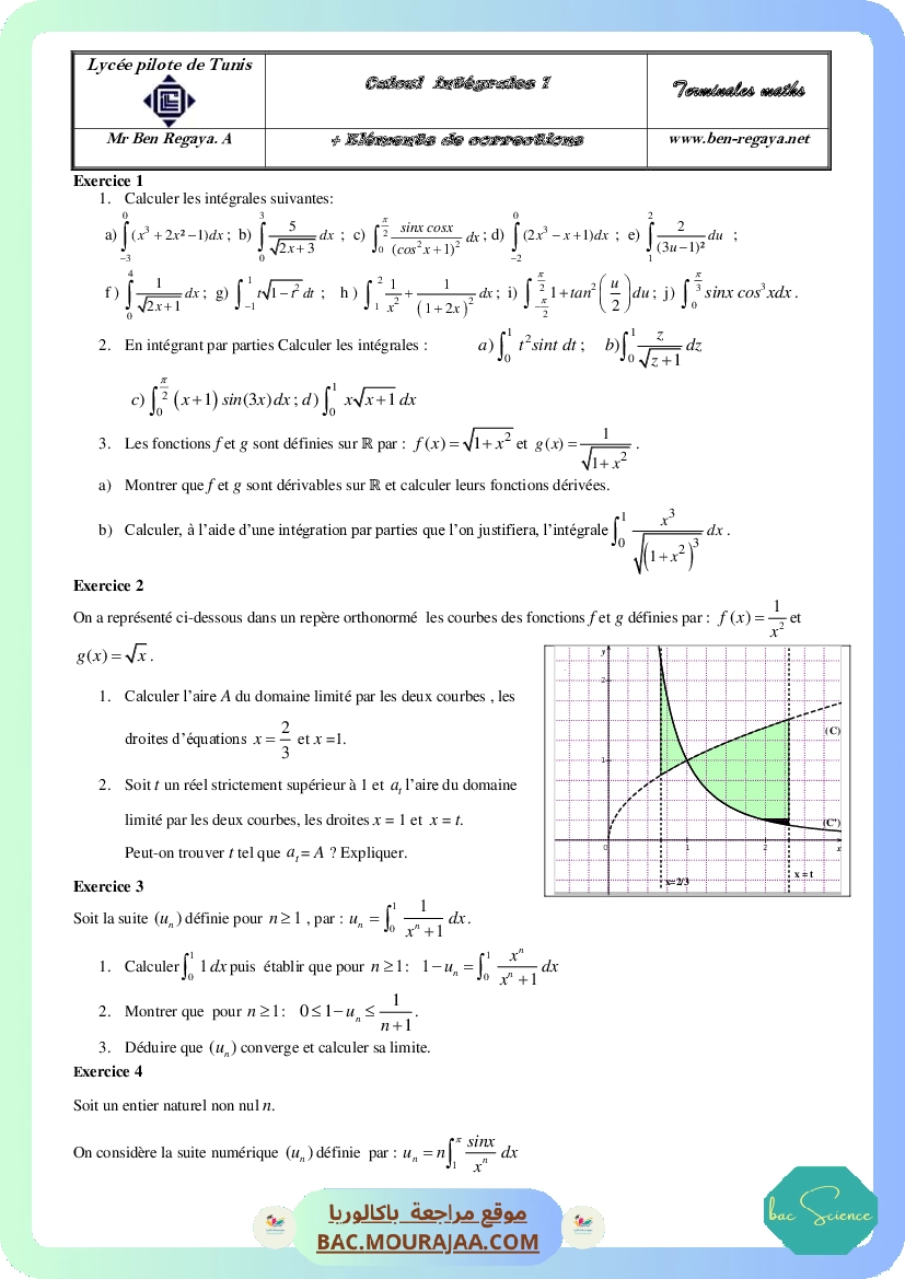 Calcul integral 1