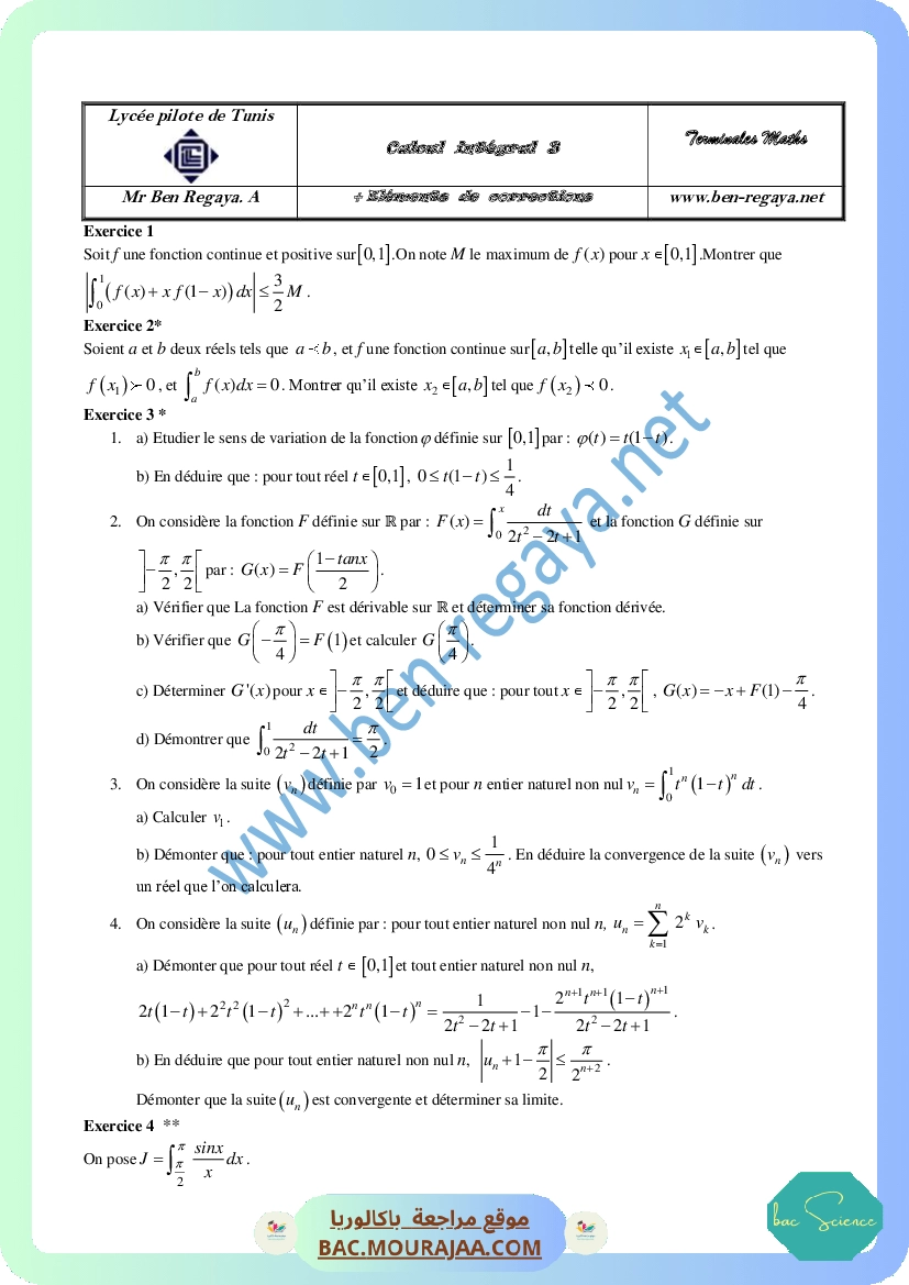 Calcul integral 3