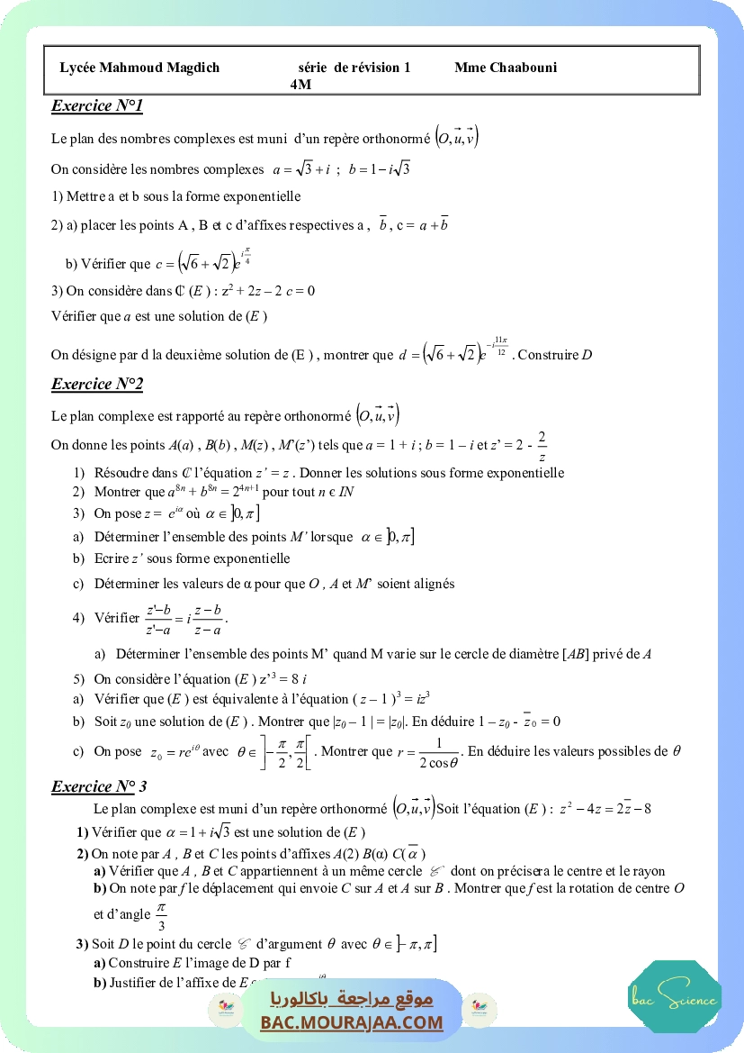 Serie de revision 4