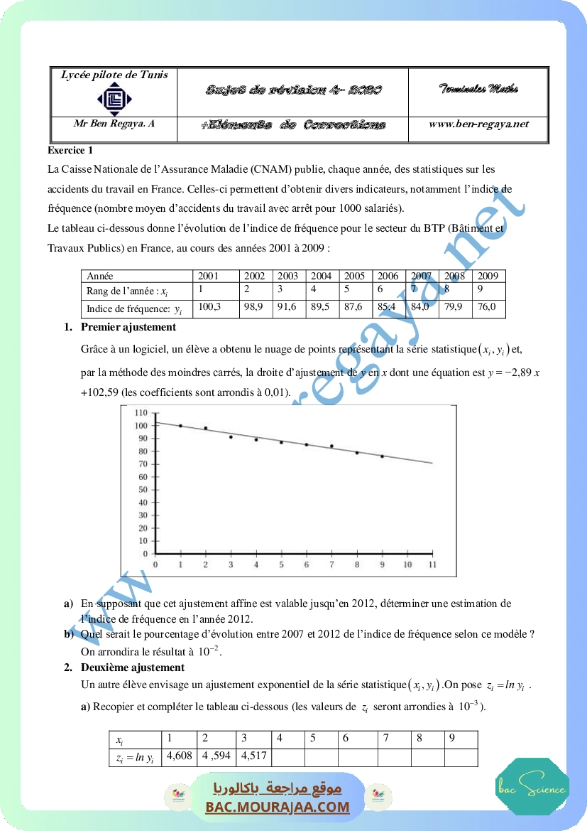 Sujet de revision 4 Juin