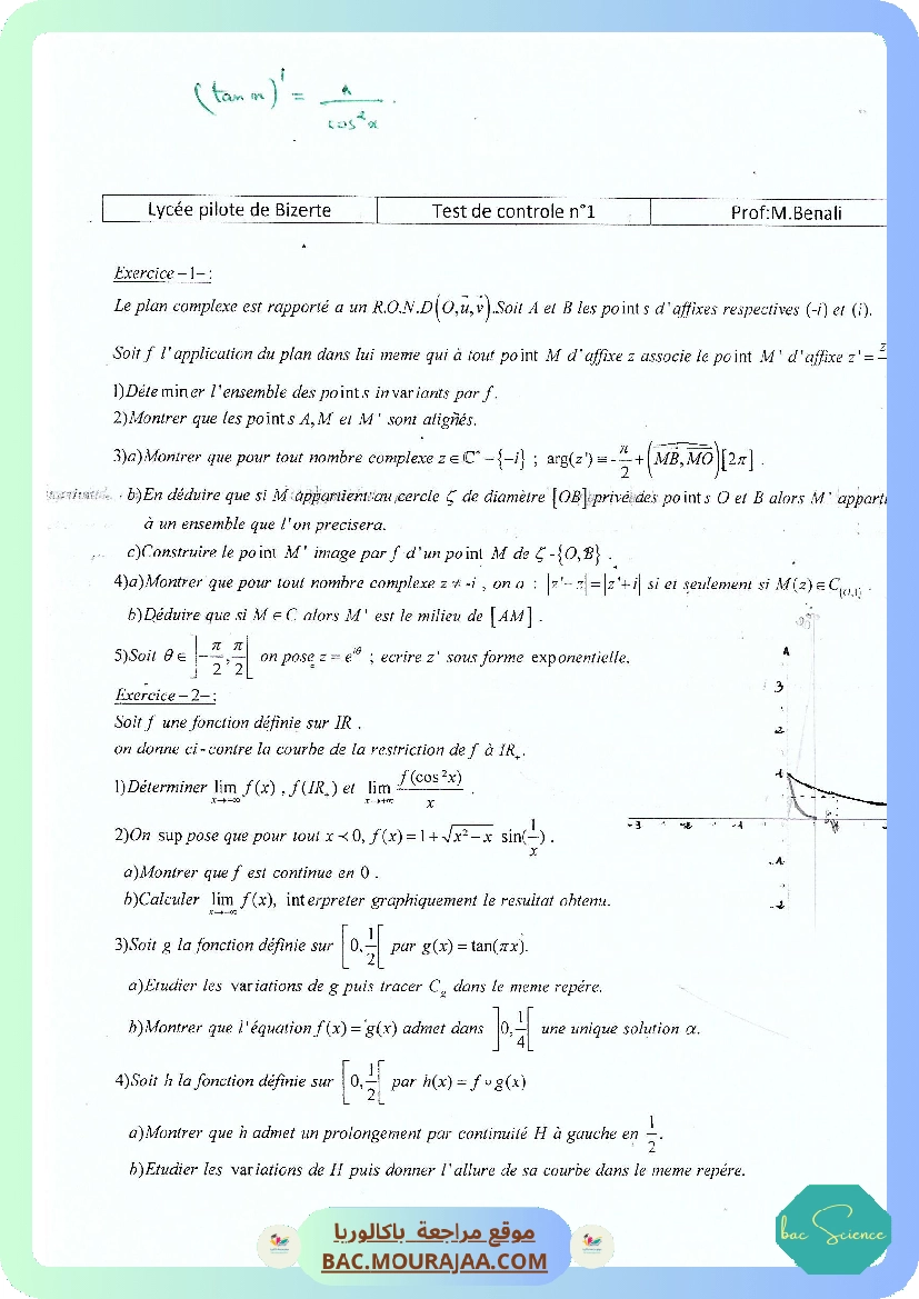 Test de controle 1