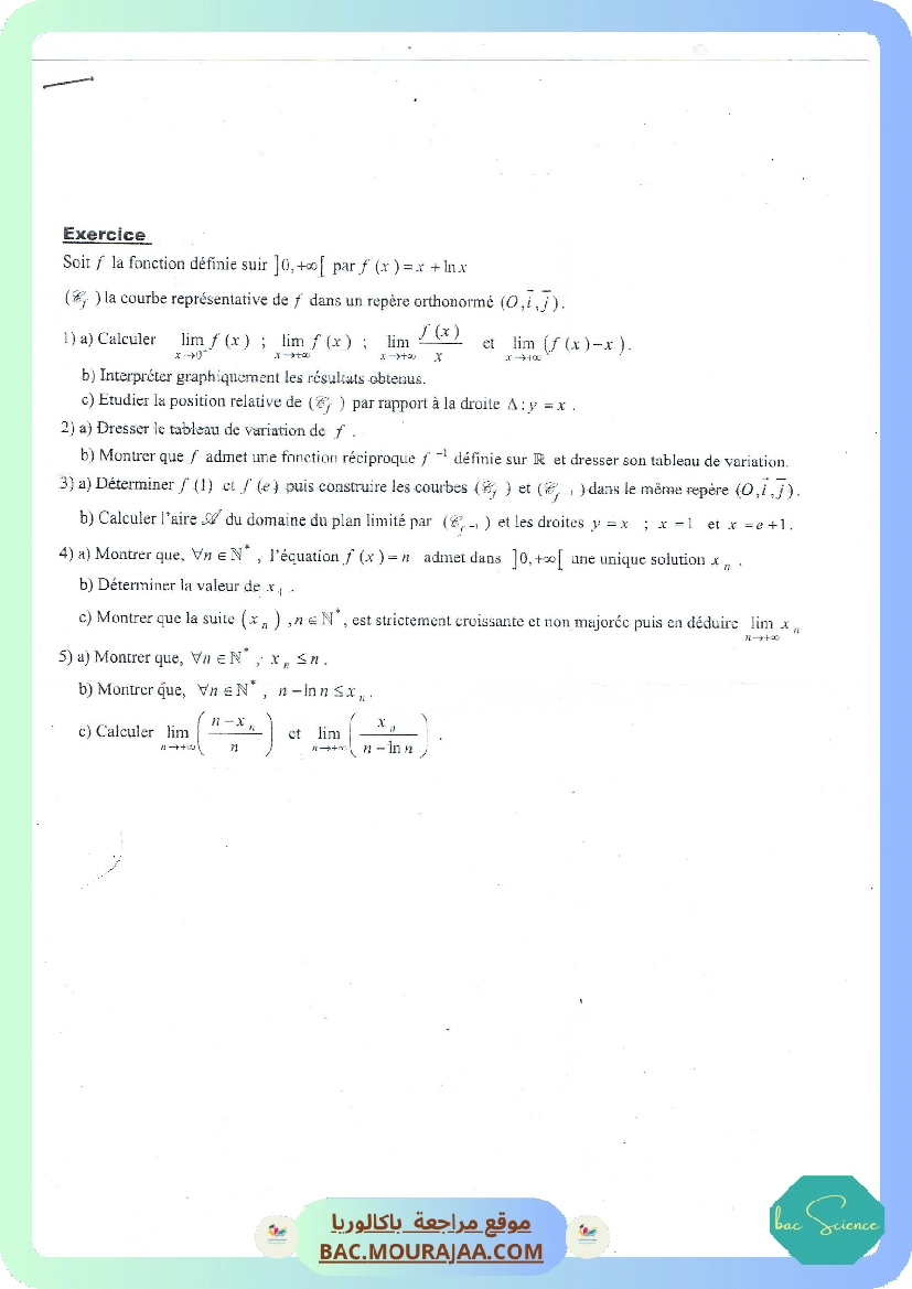 Fonction logarithme Ikhlas Triki