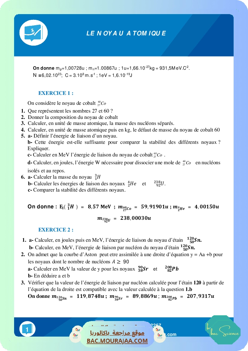 Noyau atomique