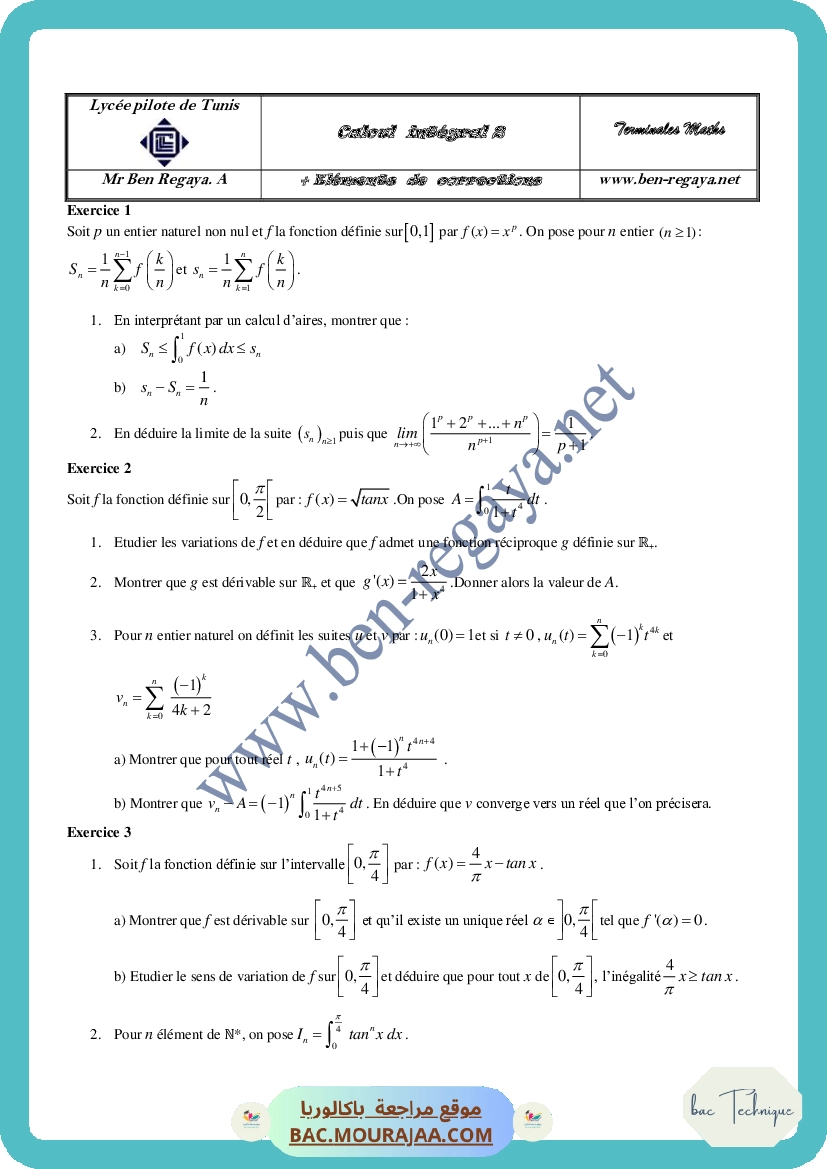 Calcul integral 2