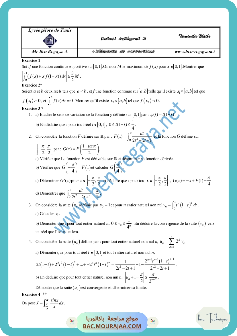 Calcul integral 3