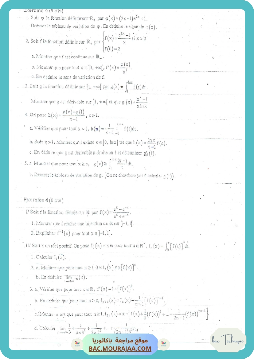 Revision analyse + proba