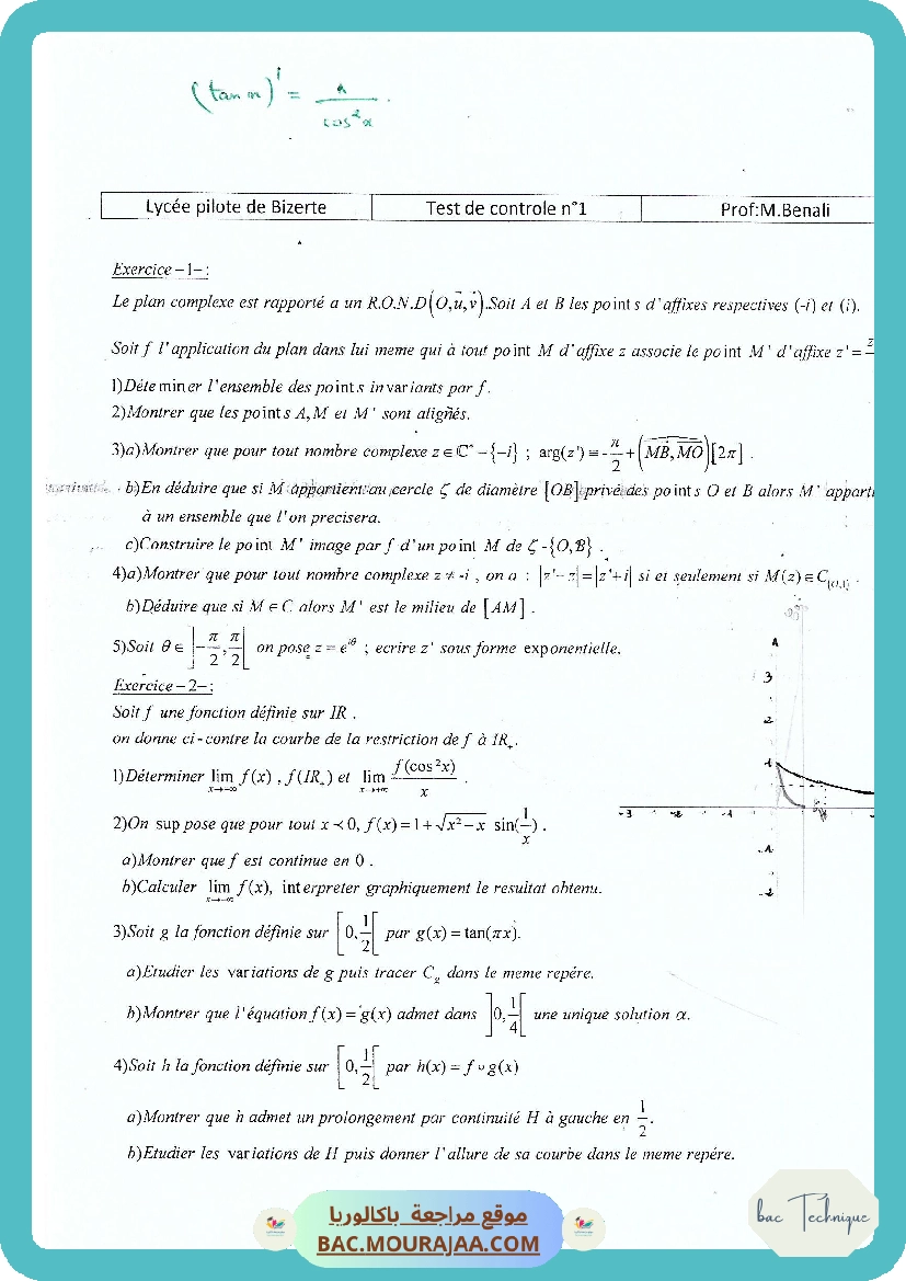 Test de controle 1
