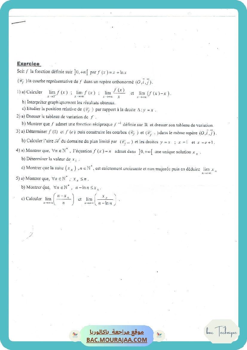 Fonction logarithme Ikhlas Triki