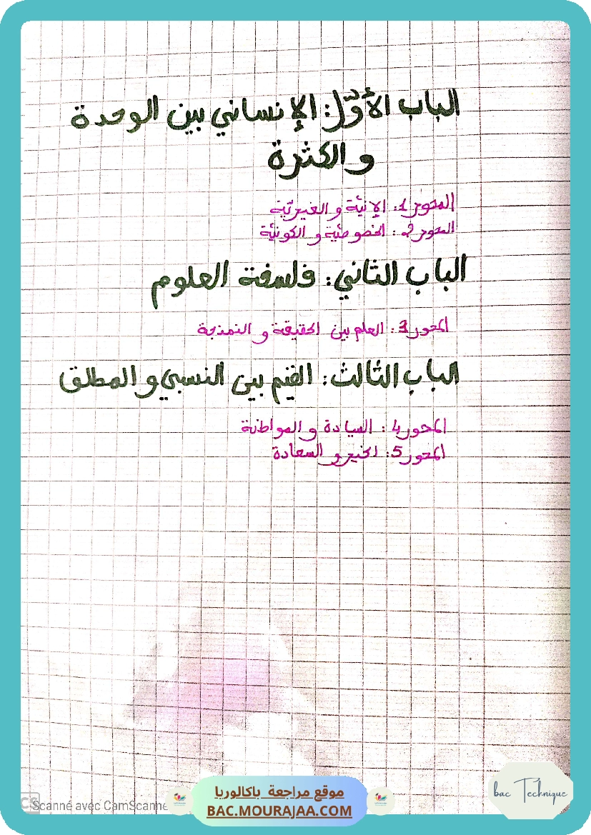 تلخيص محور الأنية و الغيرية