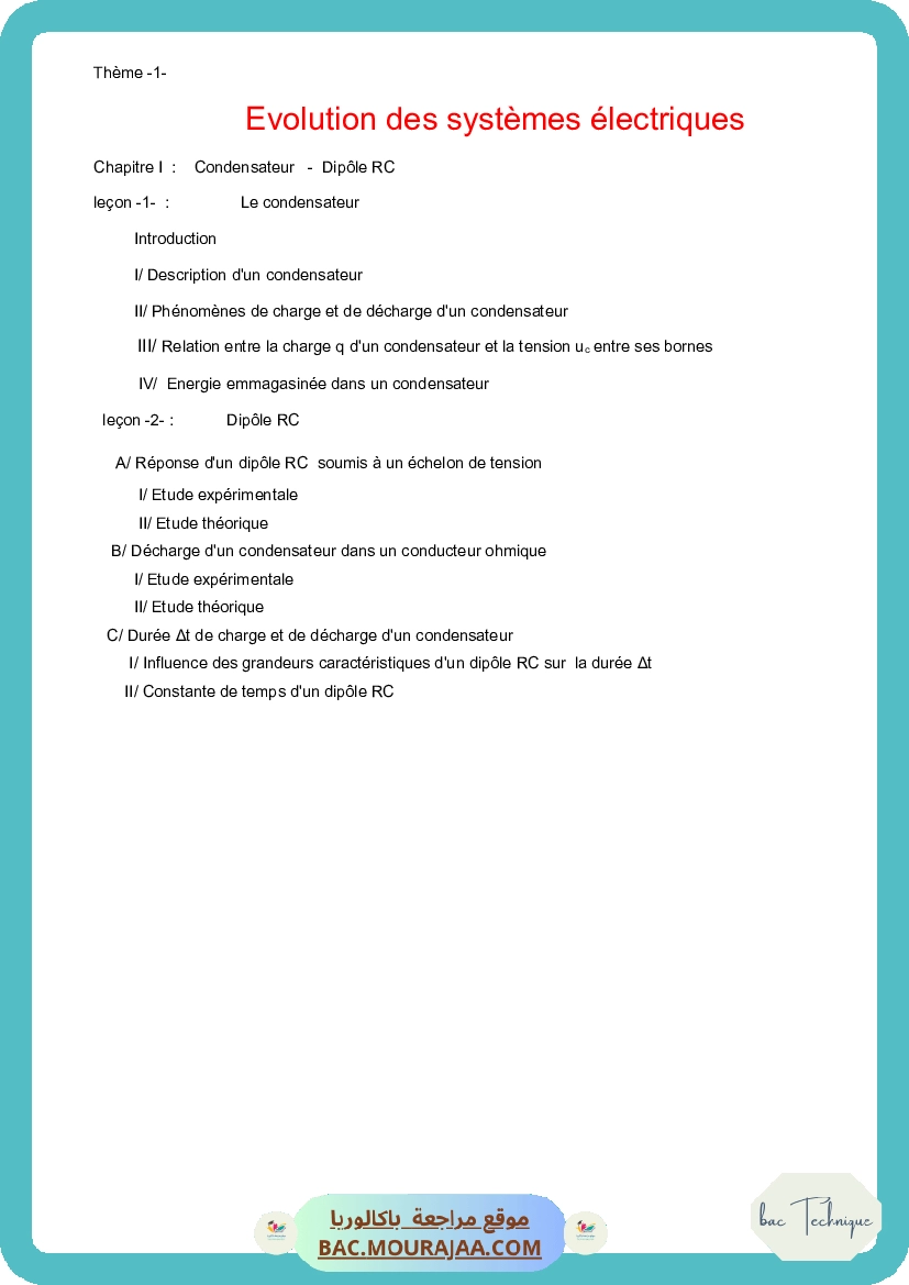 Evolution des systemes electriques